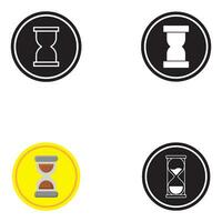 hourglass icon vector