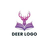 Deer Gradient Colorful illustration logo vector