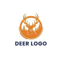 Deer Gradient Colorful illustration logo vector