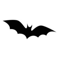 Summon the night with Halloween bat icon a symbol of mystery and spookiness, perfect for your eerie designs vector