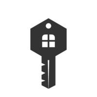Security key logo icon design vector