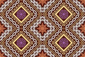 Geometric ethnic oriental traditional art pattern.Figure tribal embroidery style.Design for background,wallpaper,clothing,wrapping,fabric,element,,vector illustration. vector