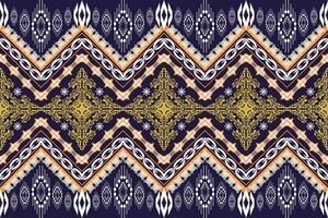 Geometric ethnic oriental traditional art pattern.Figure tribal embroidery style.Design for background,wallpaper,clothing,wrapping,fabric,element,,vector illustration. vector