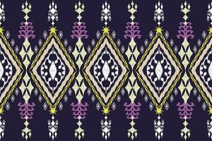 Geometric ethnic oriental traditional art pattern.Figure tribal embroidery style.Design for background,wallpaper,clothing,wrapping,fabric,element,,vector illustration. vector