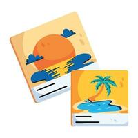 Trendy Beach Photography vector