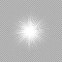 Light effect of lens flares vector