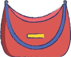 Vanity bag hand drawn vector illustration