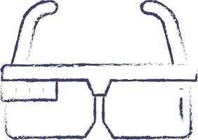 Smart Glasses hand drawn vector illustration