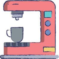 Coffee Maker hand drawn vector illustration