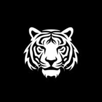 Tiger, Black and White Vector illustration