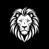 Lion, Minimalist and Simple Silhouette - Vector illustration