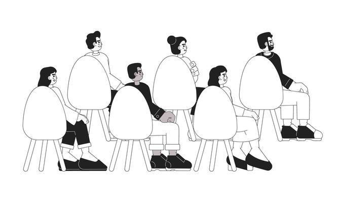 People Sitting Vector Art, Icons, and Graphics for Free Download