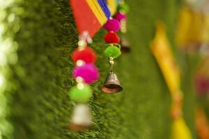 Indian traditional wedding or home decoration art and craft photo