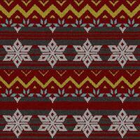 Red christmas knitted pattern photo