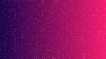 Abstract geometric background of circles. Purple pixel background with empty space. Vector illustration.