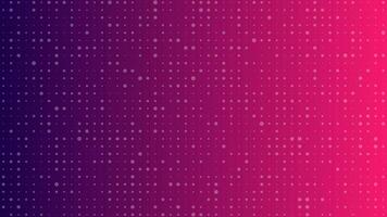 Abstract geometric background of circles. Purple pixel background with empty space. Vector illustration.
