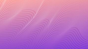 Modern colorful gradient background with wavy lines vector