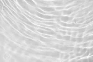 Abstract white transparent water shadow surface texture natural ripple background photo