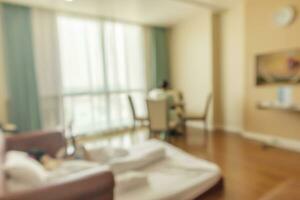 hospital room interior abstract blur for background photo