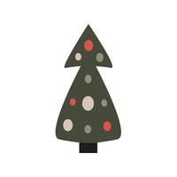 mínimo Navidad árbol vector