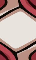 Aesthetic brown abstract background with copy space area. Suitable for poster and banner vector