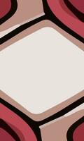 Aesthetic brown abstract background with copy space area. Suitable for poster and banner vector