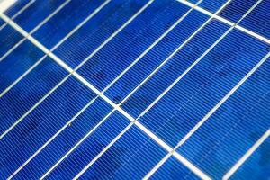 solar panel energy production close up photo