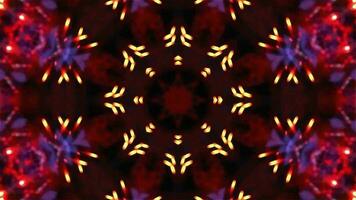 Futuristic Tech Kaleidoscope Geometric Seamless Infinite Loop VJ Loop Motion video