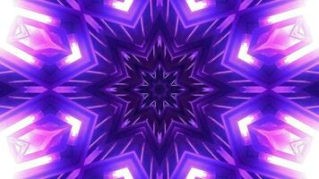 Futuristic Tech Kaleidoscope Geometric Seamless Infinite Loop VJ Loop Motion video