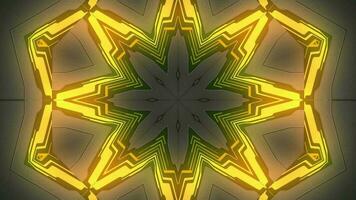 Futuristic Tech Kaleidoscope Geometric Seamless Infinite Loop VJ Loop Motion video