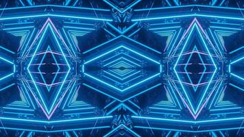 Futuristic Tech Kaleidoscope Geometric Seamless Infinite Loop VJ Loop Motion video