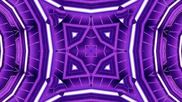 Futuristic Tech Kaleidoscope Geometric Seamless Infinite Loop VJ Loop Motion video