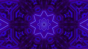 Futuristic Tech Kaleidoscope Geometric Seamless Infinite Loop VJ Loop Motion video