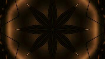 Futuristic Tech Kaleidoscope Geometric Seamless Infinite Loop VJ Loop Motion video