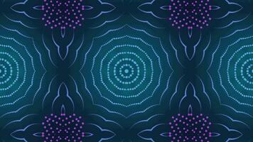 Futuristic Tech Kaleidoscope Geometric Seamless Infinite Loop VJ Loop Motion video