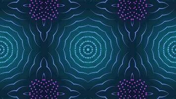 Futuristic Tech Kaleidoscope Geometric Seamless Infinite Loop VJ Loop Motion video