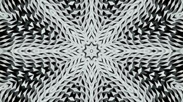 Futuristic Tech Kaleidoscope Geometric Seamless Infinite Loop VJ Loop Motion video