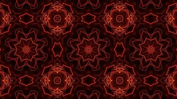 Futuristic Tech Kaleidoscope Geometric Seamless Infinite Loop VJ Loop Motion video