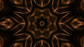 Futuristic Tech Kaleidoscope Geometric Seamless Infinite Loop VJ Loop Motion video