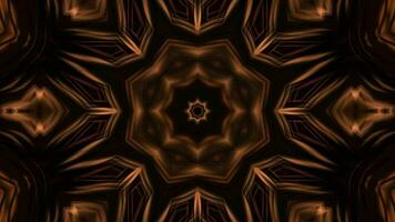 Futuristic Tech Kaleidoscope Geometric Seamless Infinite Loop VJ Loop Motion video