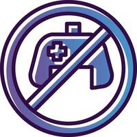 prohibido vector icono diseño