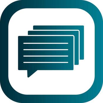 diseño de icono de vector de mensaje