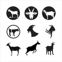 alta calidad cabra logo icono Pro vector. vector