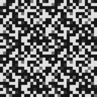 Camouflage texture pixel seamless pattern. vector