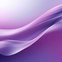 Purple abstract background with the effect of waves, lines, fog. Gradient, design, place for text. Generative AI photo