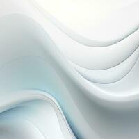 Simple abstract white background, empty surface, space for design. Generative AI photo
