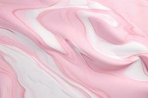 Pink marble, texture, background, surface design, banners, empty space for text and advertising. Generative AI photo