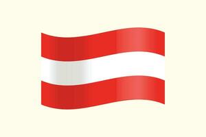 Austria nacional bandera en vector