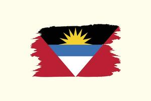 Vector national flag of the antigua and barbuda