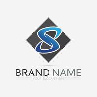 Business corporate S letter logo vector